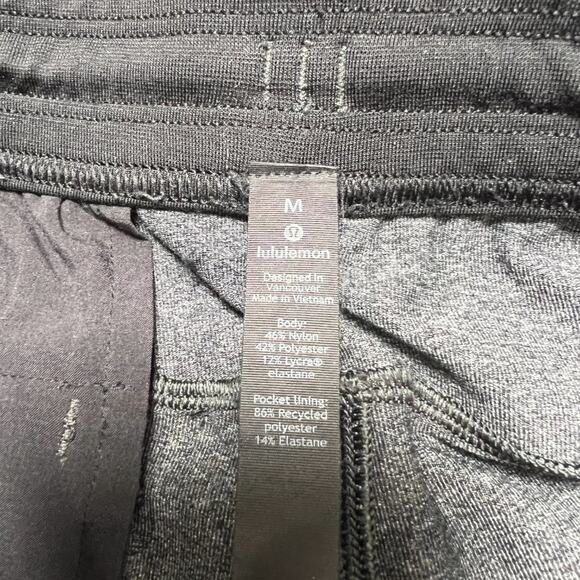 Lululemon Discipline Pants SIZE M Heathered Gray Sweatpants Zip Pockets M5572S - Picture 7 of 15